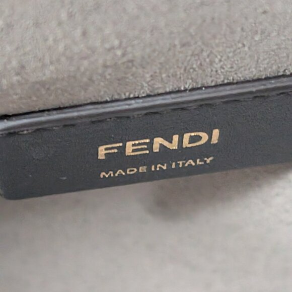 Fendi Brown O’Clock Zip Shoulder Bag Zucca Chenille Bag - Picture 14 of 16